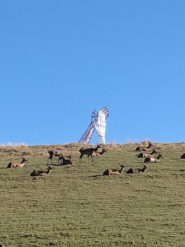 Aplauso /  Escultura de hierro soldado
